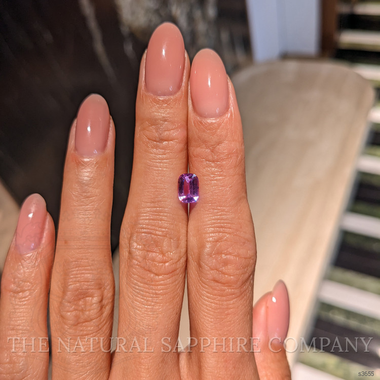 1.08 Ct. Pinkish Purple Sapphire from Ceylon (Sri Lanka)