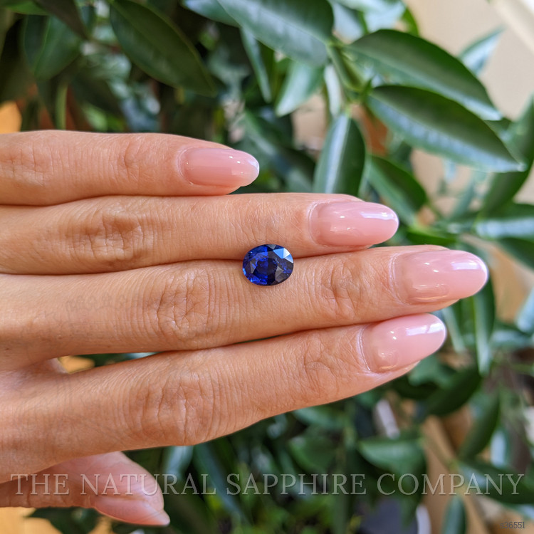 3.13 Ct. Blue Sapphire from Ceylon (Sri Lanka)