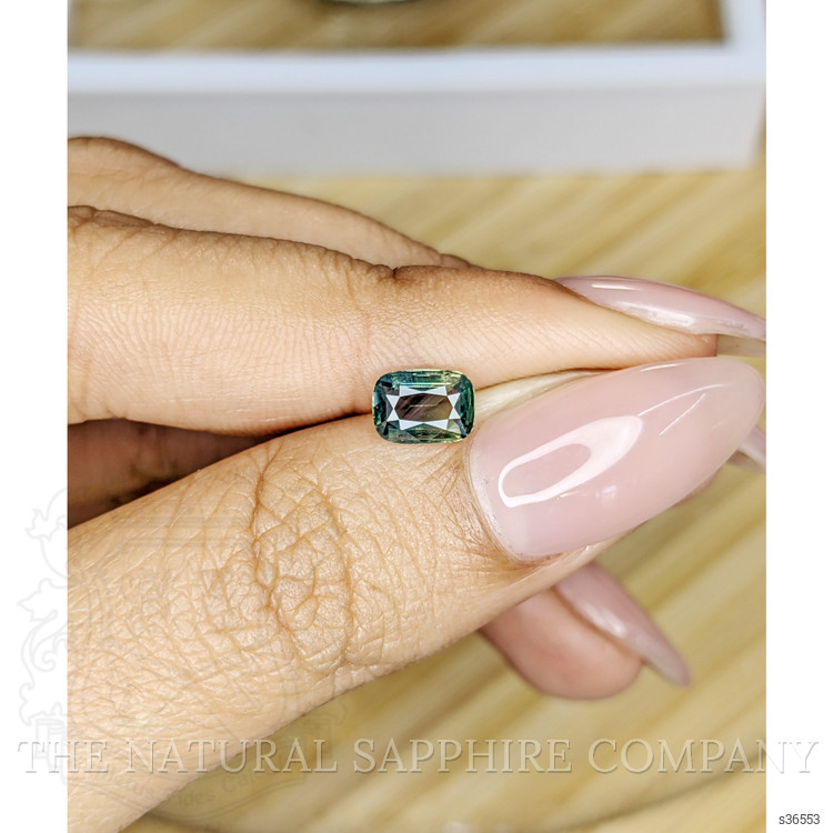 1.03 Ct. Yellowish Green Sapphire from Madagascar