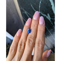 2.58 Ct. Blue Sapphire from Madagascar Life Style