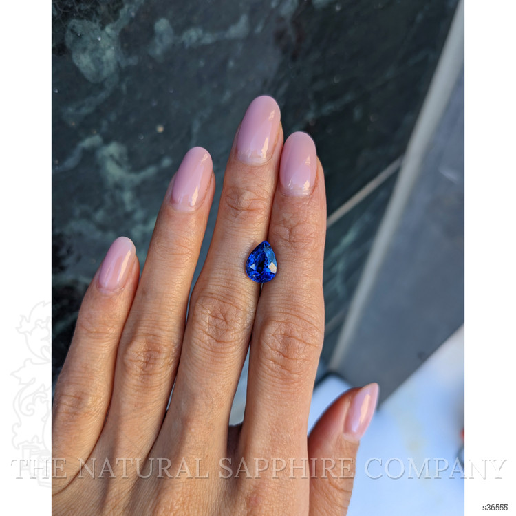 3.33 Ct. Blue Sapphire from Ceylon (Sri Lanka)