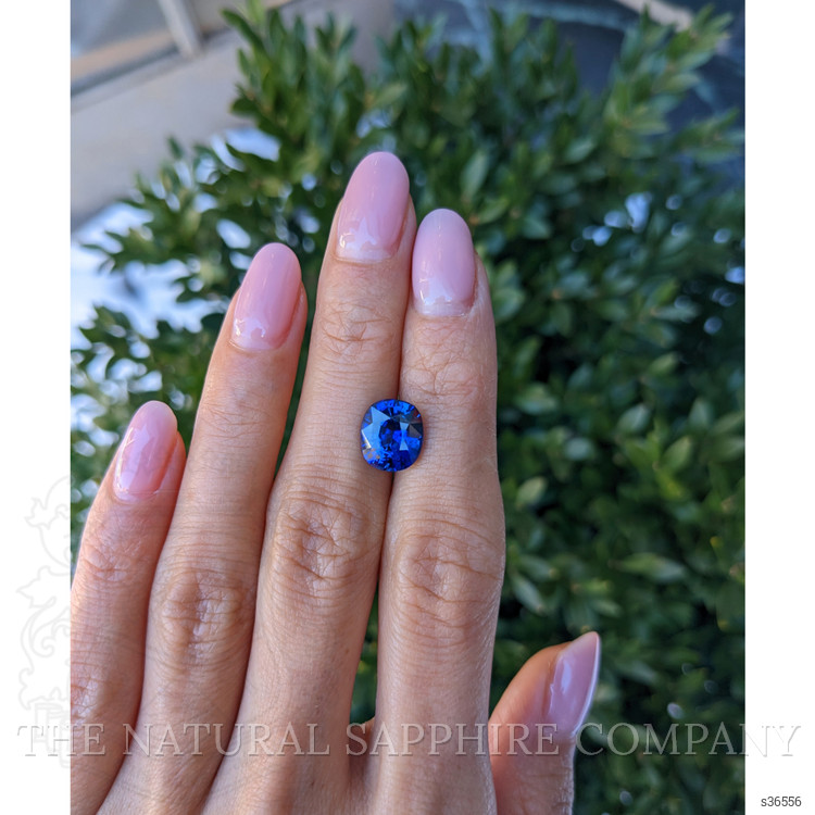 4.03 Ct. Blue Sapphire from Ceylon (Sri Lanka)