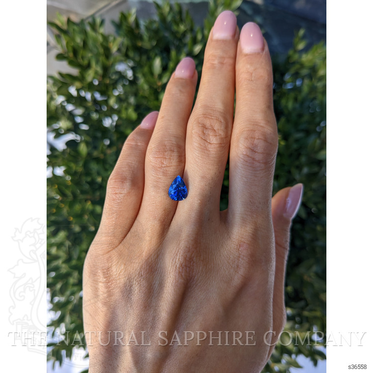 2.49 Ct. Blue Sapphire from Ceylon (Sri Lanka)