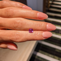 1.12 Ct. Pink Sapphire from Ceylon (Sri Lanka) Life Style
