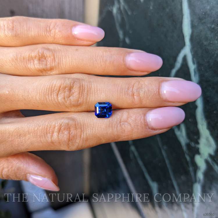 2.37 Ct. Blue Sapphire from Ceylon (Sri Lanka)