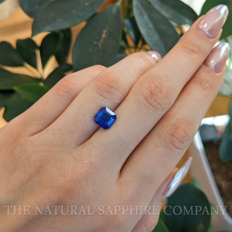 3.29 Ct. Blue Sapphire from Ceylon (Sri Lanka)