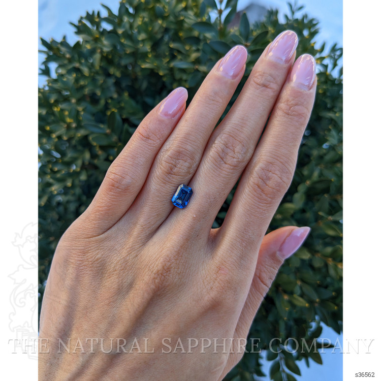 2.04 Ct. Blue Sapphire from Ceylon (Sri Lanka)