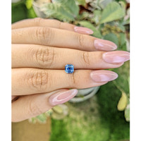 1.12 Ct. Greenish Blue Sapphire from Ceylon (Sri Lanka) Life Style