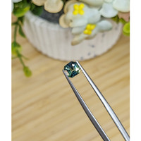 1.00 Ct. Bluish Green Sapphire from Madagascar Life Style