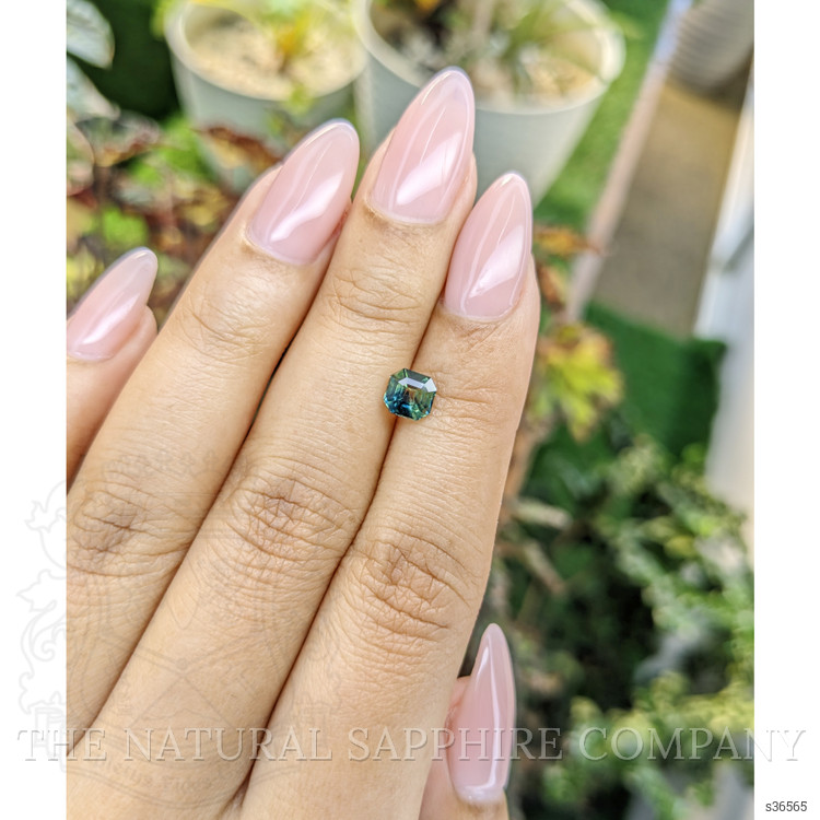 1.00 Ct. Bluish Green Sapphire from Madagascar