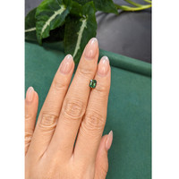 0.92 Ct. Bluish Green Sapphire from Madagascar Life Style