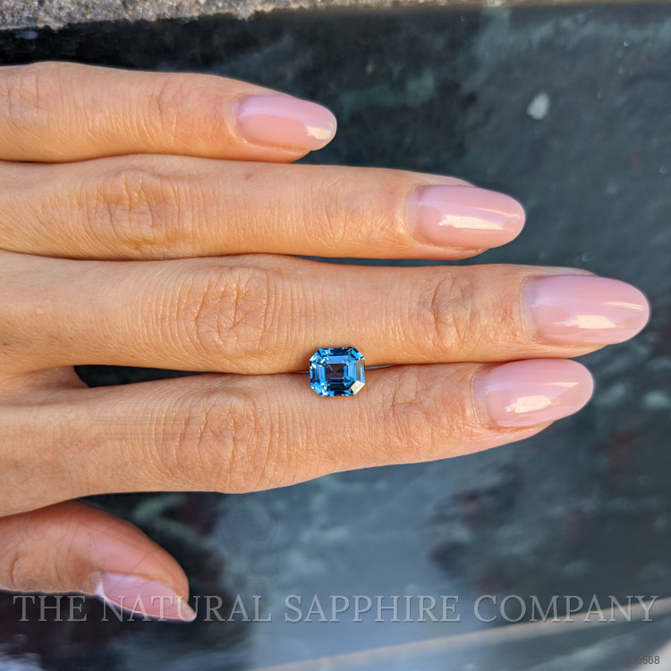 2.19 Ct. Greenish Blue Sapphire from Madagascar