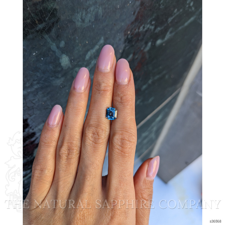2.19 Ct. Greenish Blue Sapphire from Madagascar