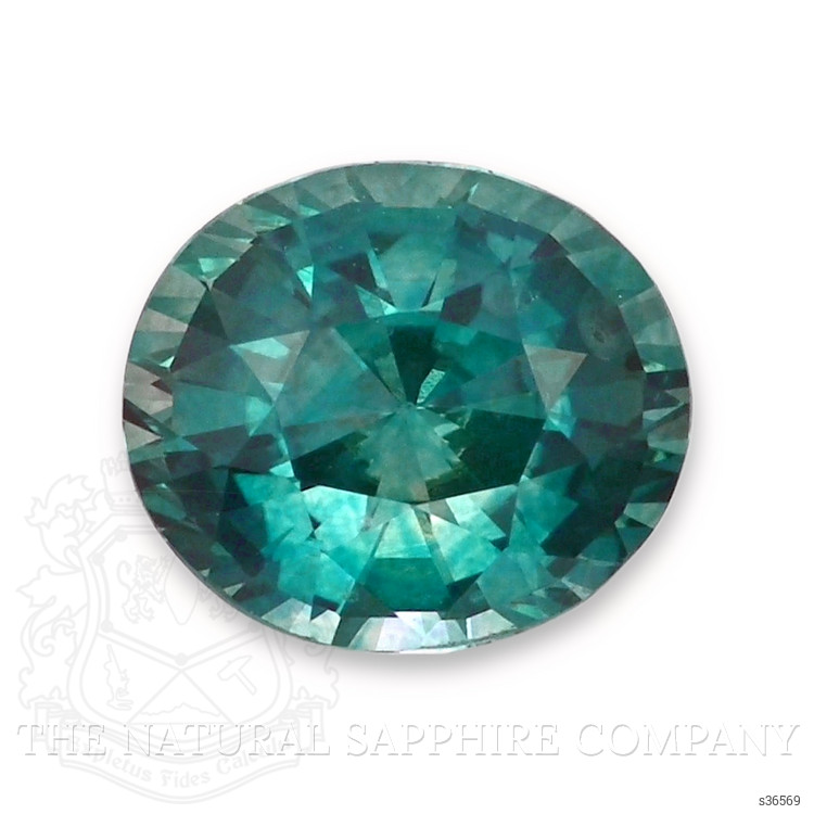 2.01 Ct. Bluish Green Sapphire from Montana
