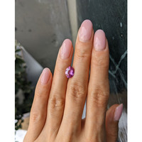 2.10 Ct. Pink Sapphire from Ceylon (Sri Lanka) Life Style