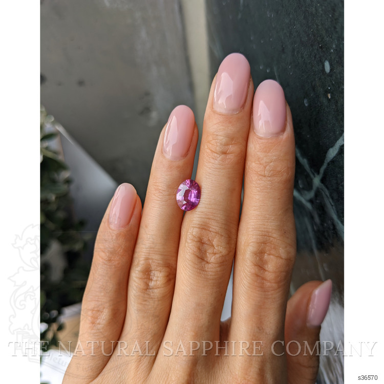 2.10 Ct. Pink Sapphire from Ceylon (Sri Lanka)