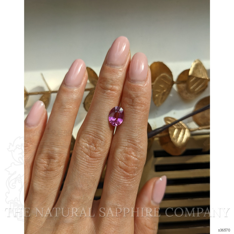2.10 Ct. Pink Sapphire from Ceylon (Sri Lanka)