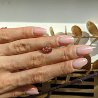 3.04 Ct. Padparadscha Sapphire from Madagascar Life Style