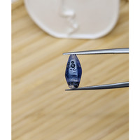 4.44 Ct. Blue Rough Sapphire from Ceylon (Sri Lanka) Life Style