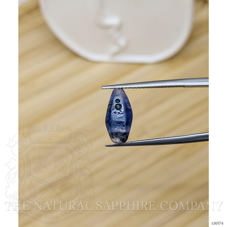 4.44 Ct. Blue Rough Sapphire from Ceylon (Sri Lanka)