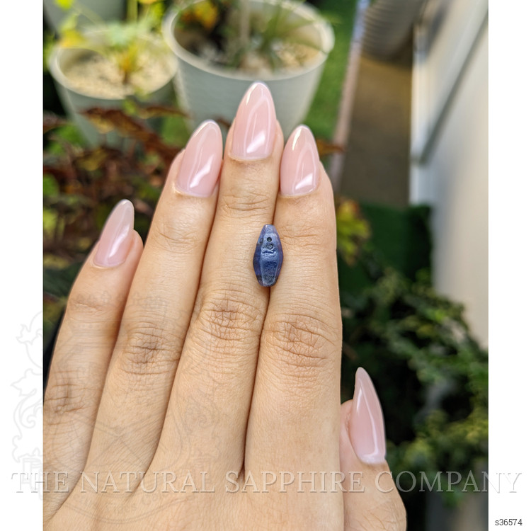 4.44 Ct. Blue Rough Sapphire from Ceylon (Sri Lanka)