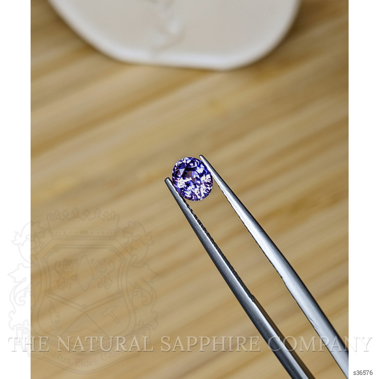 0.81 Ct. Pinkish Purple Sapphire from Ceylon (Sri Lanka)