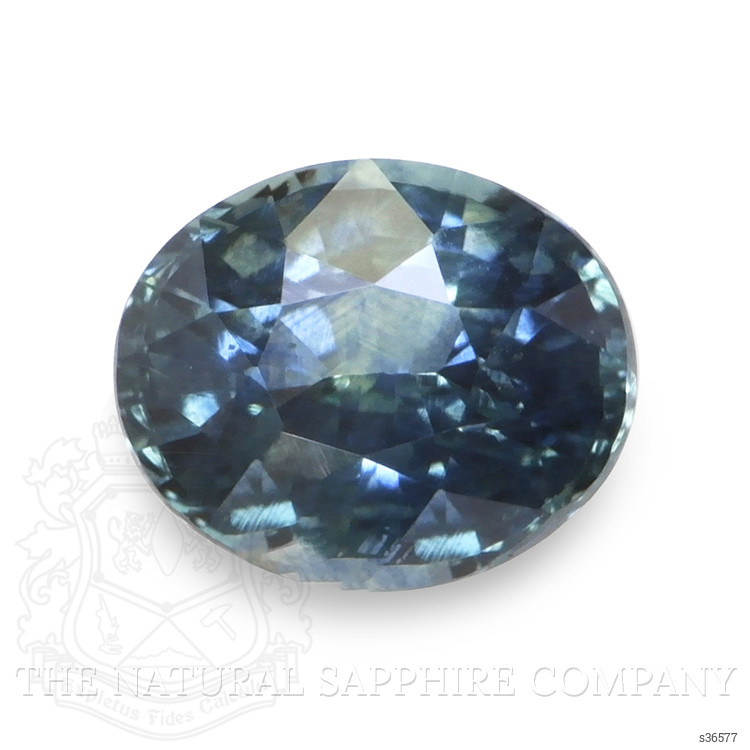 1.51 Ct. Greenish Blue Sapphire from Madagascar