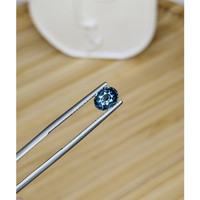 1.51 Ct. Greenish Blue Sapphire from Madagascar Life Style