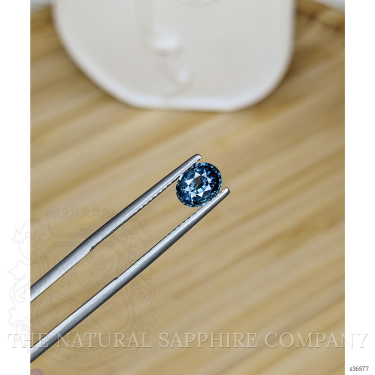 1.51 Ct. Greenish Blue Sapphire from Madagascar