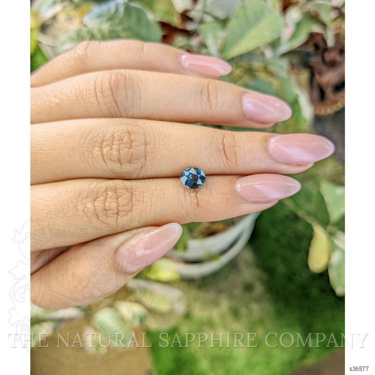 1.51 Ct. Greenish Blue Sapphire from Madagascar