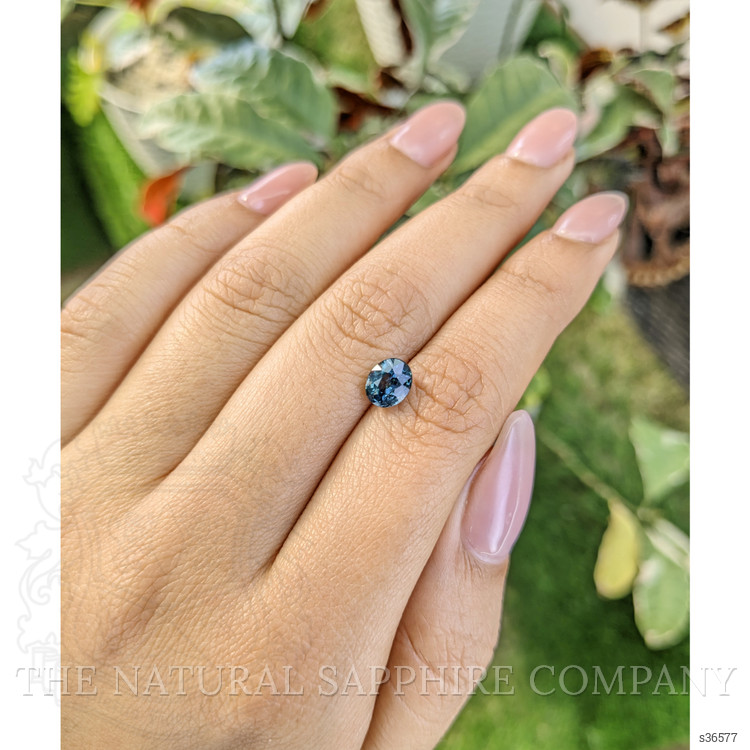 1.51 Ct. Greenish Blue Sapphire from Madagascar