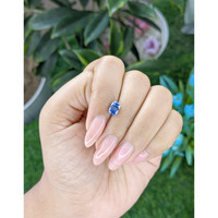 1.25 Ct. Blue Sapphire from Ceylon (Sri Lanka) Life Style