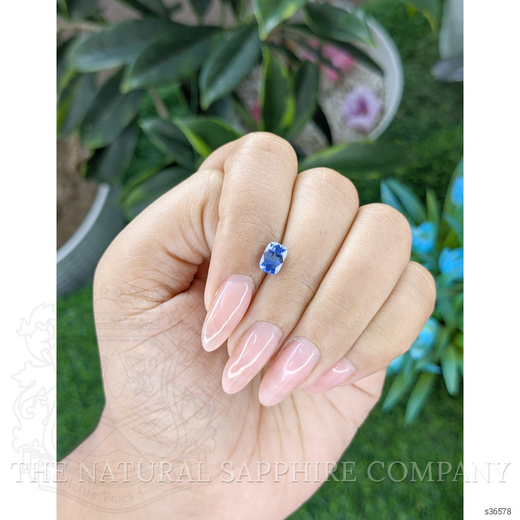 1.25 Ct. Blue Sapphire from Ceylon (Sri Lanka)