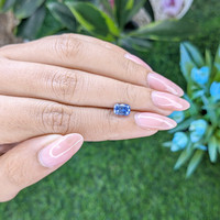 1.25 Ct. Blue Sapphire from Ceylon (Sri Lanka) Life Style