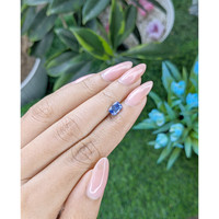 1.25 Ct. Blue Sapphire from Ceylon (Sri Lanka) Life Style