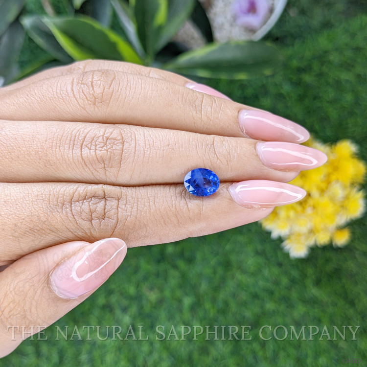 2.12 Ct. Blue Sapphire from Ceylon (Sri Lanka)