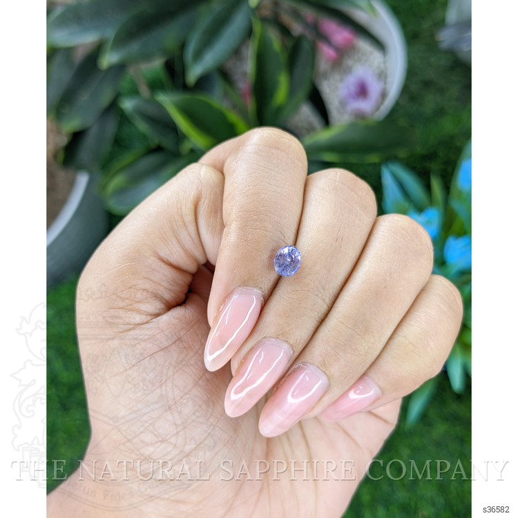 1.04 Ct. Violet Sapphire from Africa