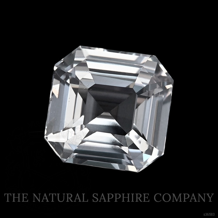 1.57 Ct. White Sapphire from Africa