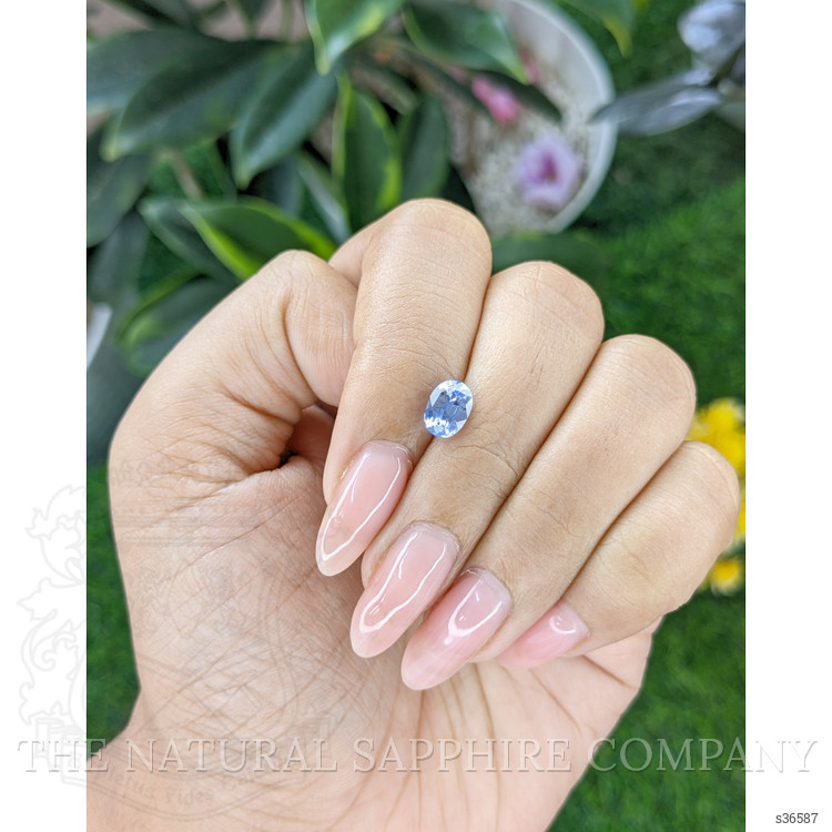 1.23 Ct. Blue Sapphire from Ceylon (Sri Lanka)