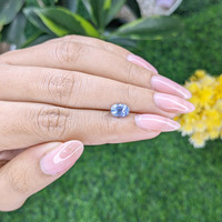 1.23 Ct. Blue Sapphire from Ceylon (Sri Lanka) Life Style
