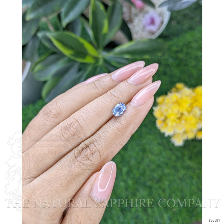 1.23 Ct. Blue Sapphire from Ceylon (Sri Lanka)