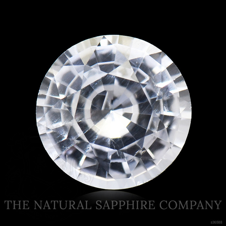 0.90 Ct. White Sapphire from Ceylon (Sri Lanka)