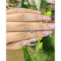 0.90 Ct. White Sapphire from Ceylon (Sri Lanka) Life Style