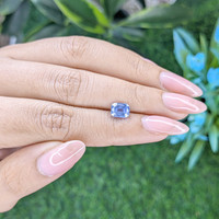 1.58 Ct. Blue Sapphire from Ceylon (Sri Lanka) Life Style