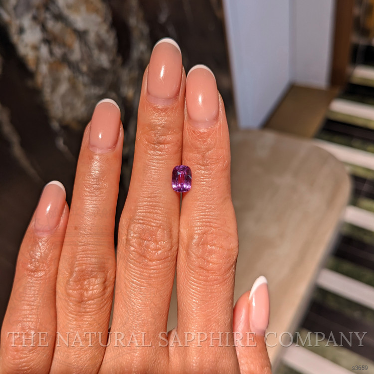 1.37 Ct. Purplish Pink Sapphire from Ceylon (Sri Lanka)
