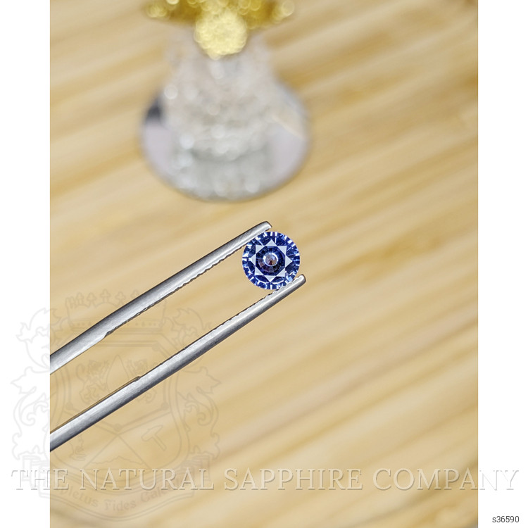 0.89 Ct. Blue Sapphire from Ceylon (Sri Lanka)