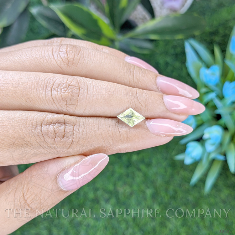 1.89 Ct. White Sapphire from Africa