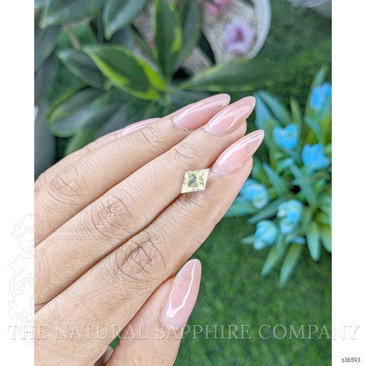 1.89 Ct. White Sapphire from Africa