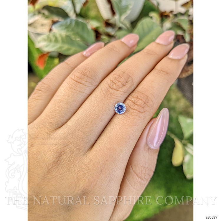 0.82 Ct. Blue Sapphire from Ceylon (Sri Lanka)