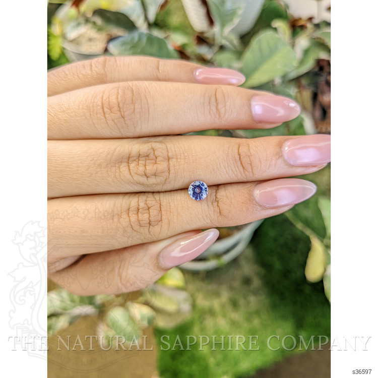0.82 Ct. Blue Sapphire from Ceylon (Sri Lanka)